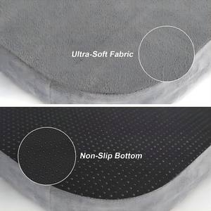 חדש עיצוב סיני מפעל אולטרה רך נשלף ורחיץ אורטופדי זיכרון קצף כלב מיטות עם כרית סט - Product Image 3