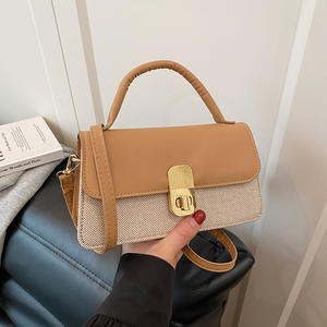 กระเป๋าถือผู้หญิงสไตล์วินเทจสั่งทำขายส่ง รุ่นใหม่ล่าสุด แฟชั่น<span class=keywords><strong>เกาหลี</strong></span> ทรงสี่เหลี่ยมเล็ก วัสดุ PU สะพายไหล่หรือสะพายข้าง - Product Image 4