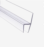 Bande d'étanchéité en PVC/PC transparente et imperméable pour porte de douche en verre