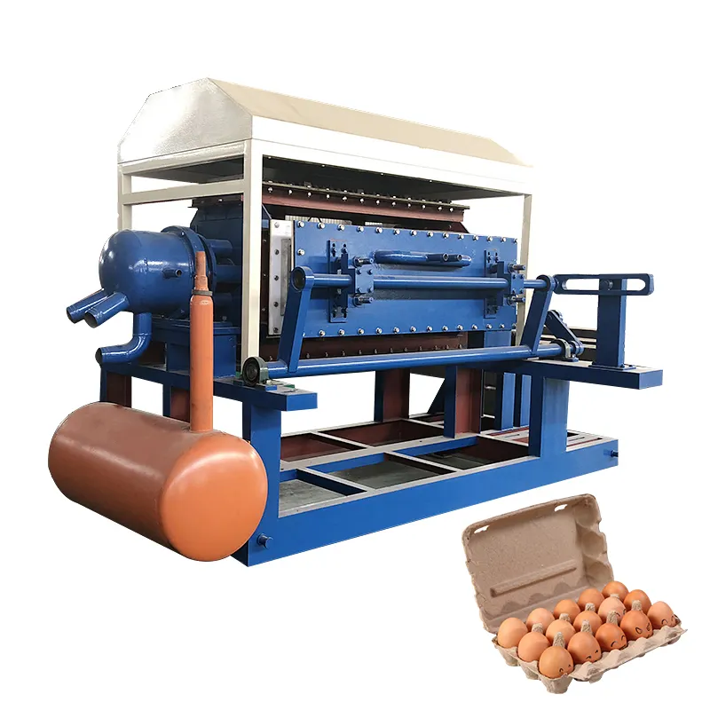 Bandeja do ovo do papel da escala pequena do preço da fábrica de henan fuyuan que faz a máquina