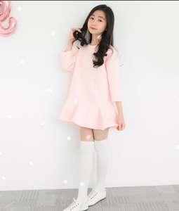 Hot Selling Products Custom <b>Islamic</b> Wedding Kids Plain Dress - Product Image 4