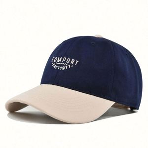 Gorras de Béisbol Promocionales Baratas, Sin Estructura, de Dos Tonos, 100% Algodón, con Visera Curva, Bordadas, Estilo Dad Hat, Deportivas, Formales, Unisex - Product Image 1