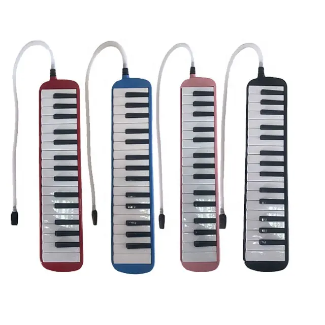 China factory customizable melodica easy learn school musical instrument melodica 32key kids toy with accessories