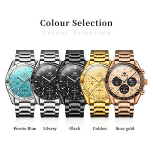 Reloj de Cuarzo Olevs 3618 para Hombre de Acero Inoxidable, Lujoso, Multifuncional, con Cronógrafo, Deportivo y de Moda con Logotipo Personalizado OEM - Product Image 6