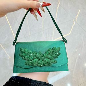 New Style Celebrity Vintage Evening Bag Simple Personalized Fashion Rhinestone <b>Clutch</b> Bag High-end Light Polyester Tanjing - Product Image 6