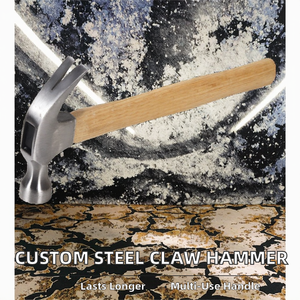 Martillo <span class=keywords><strong>de</strong></span> garra personalizable <span class=keywords><strong>de</strong></span> 0.25 kg <span class=keywords><strong>de</strong></span> acero con alto contenido <span class=keywords><strong>de</strong></span> carbono, grado industrial, garantía <span class=keywords><strong>de</strong></span> 3 años, mango <span class=keywords><strong>de</strong></span> madera multifuncional - Product Image 2