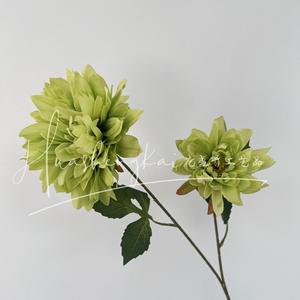 Fleurs en pleine floraison, pivoines artificielles en polyester, décorations de mariage faites à la main, rose, violet, blanc - Product Image 5