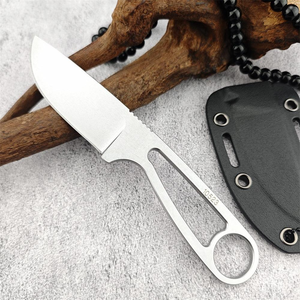 Cuchillo de Camping para Exteriores 12992, Acabado Stone Wash, Alta Dureza, Doble Acción, EDC, Multifuncional, Cuchillo de Bolsillo para Caza - Product Image 1
