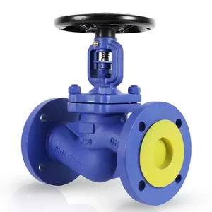 <span class=keywords><strong>Joint</strong></span> de soufflet en acier au carbone DN40 DN50 bride contrôle Globe Valve vapeur huile de transfert de chaleur - Product Image 1