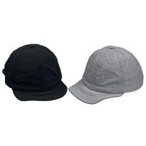 Unisex Dad Cap Nylon Baseball Cap Gray And Black Solid Color Breathable <b>Waterproof</b> Sun Protection Outdoor Sports Hat - Product Image 1