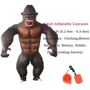 Disfraz inflable gigante personalizable para adultos y niños, traje inflable gigante para fiesta, Titan King Kong, gran oferta