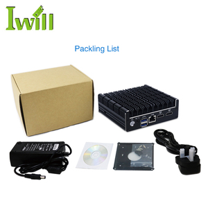 Iwill J3160 Firewall Mini Pc 4 Ethernet Poorten Mini Fanless Pc Linux - Product Image 6