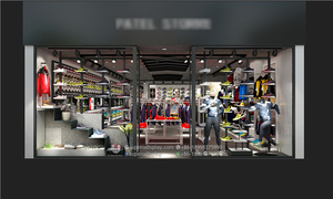 दर्जी बनाया खेल के जूते प्रदर्शन एक-स्थान पर समाधान आपूर्तिकर्ता खुदरा दुकानों के लिए आंतरिक शोरूम अनुकूलित डिजाइन खेल कपड़े - Product Image 2