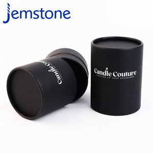 Emballage écologique en tube de carton kraft pour bougies et bocaux en verre avec boîte en matériaux papier recyclables - Product Image 5