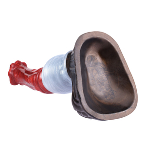 DL-B2024XLCS Dildo de silicona grande con ventosa, diseño de perro alienígena de fantasía, suave, para punto G y uso anal, para hombres - Product Image 4