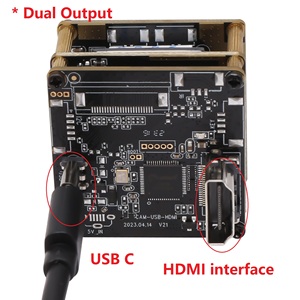 Elp HDMI USB 4k Máy ảnh cắm chơi không có biến dạng 3840x2160 H.265 H.264 30fps cao fps công nghiệp kỹ thuật số <span class=keywords><strong>Zoom</strong></span> PC <span class=keywords><strong>Webcam</strong></span> máy ảnh - Product Image 4