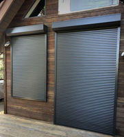 Porte à enroulement motorisée en acier galvanisé robuste, avec revêtement en poudre, télécommande électrique, taille personnalisée, sur mesure
