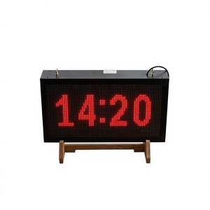 Industrial LED Matrix <b>Clock</b> & Information Display – Modbus TCP | AT-LED Matrix <b>Clock</b> Series – OEM Support - Product Image 1
