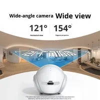 Robot de surveillance pour animaux de compagnie avec caméra mobile IA, surveillance à distance, robot pour animaux de compagnie, personnes âgées, enfants, utilisation à domicile, marche dans toute la maison, grand angle, dialogue
