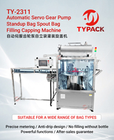 Machine de remplissage entièrement automatique TYPACK 40~80 BPM à 4 buses pour sachets stand-up et poches à bec verseur pour lessive liquide