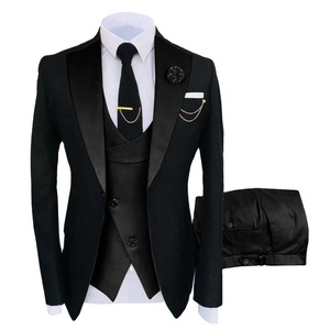 Nouveau Costume de <span class=keywords><strong>Mariage</strong></span> <span class=keywords><strong>Homme</strong></span> 3 Pièces Élégant et Raffiné pour Cérémonie et Soirée 2026 - Product Image 1