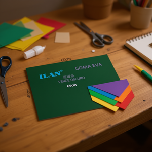 Feuille de mousse EVA ILAN 60x40cm Vert foncé Matériel artisanal - Product Image 3