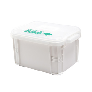 Large Capacity Family First Aid Kit White Rectangle Portable Medicine Storage Box For Emergency Medical Care - Product Image 5