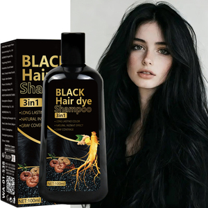 Shampoo Gel 3 in 1 per Capelli Neri, Nutriente e Idratante per Capelli Grigi, <span class=keywords><strong>Unisex</strong></span> - Product Image 4