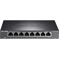 TP-LINK TL-SG2008MP 8GE(POE) Switch PoE de gestión en la nube totalmente Gigabit