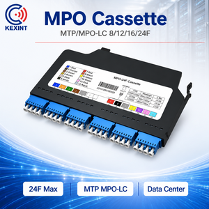 Cassette pré-terminée KEXINT 1U-216F MTP MPO-LC/<span class=keywords><strong>CS</strong></span>/<span class=keywords><strong>CS</strong></span> 8/12/16/24 pour centre de données à fibre optique, la plus vendue - Product Image 1