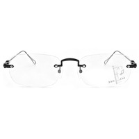 Nouvelles lunettes de lecture sans monture à découpe diamantée, photochromiques, anti-lumière bleue, avec verres grossissants pour ordinateur