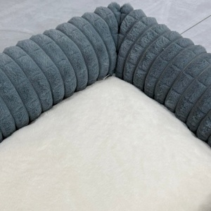 เตียงสัตว์เลี้ยงสุดหรูสั่งทำได้ทุกฤดู ลายทาง ผ้าพลัฌนุ่มพิเศษ สำหรับแมวและสุนัข ขายส่ง - Product Image 6