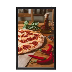 Giá bán buôn thực phẩm nhà hàng kỹ thuật số biển Bảng <span class=keywords><strong>menu</strong></span> LCD chia màn hình siêu mỏng hộp đèn - Product Image 2