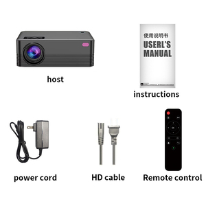 Salange Usine Prix P35 Projecteur Sans Fil <span class=keywords><strong>Bluetooth</strong></span> Home Cinéma Portable LED Projecteur Noir Projecteur - Product Image 6