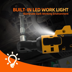 3/8 "không chổi than Ratchet cờ lê 20V Max | 75 ft-lb mô-men xoắn 300 RPM | Tốc độ biến fwd-<span class=keywords><strong>rev</strong></span> dẫn ánh sáng | 1/4" Adapter 3/6/<span class=keywords><strong>10</strong></span>" - Product Image 3