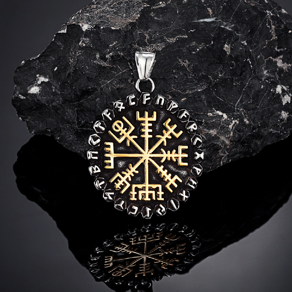 Pendentif simple bicolore