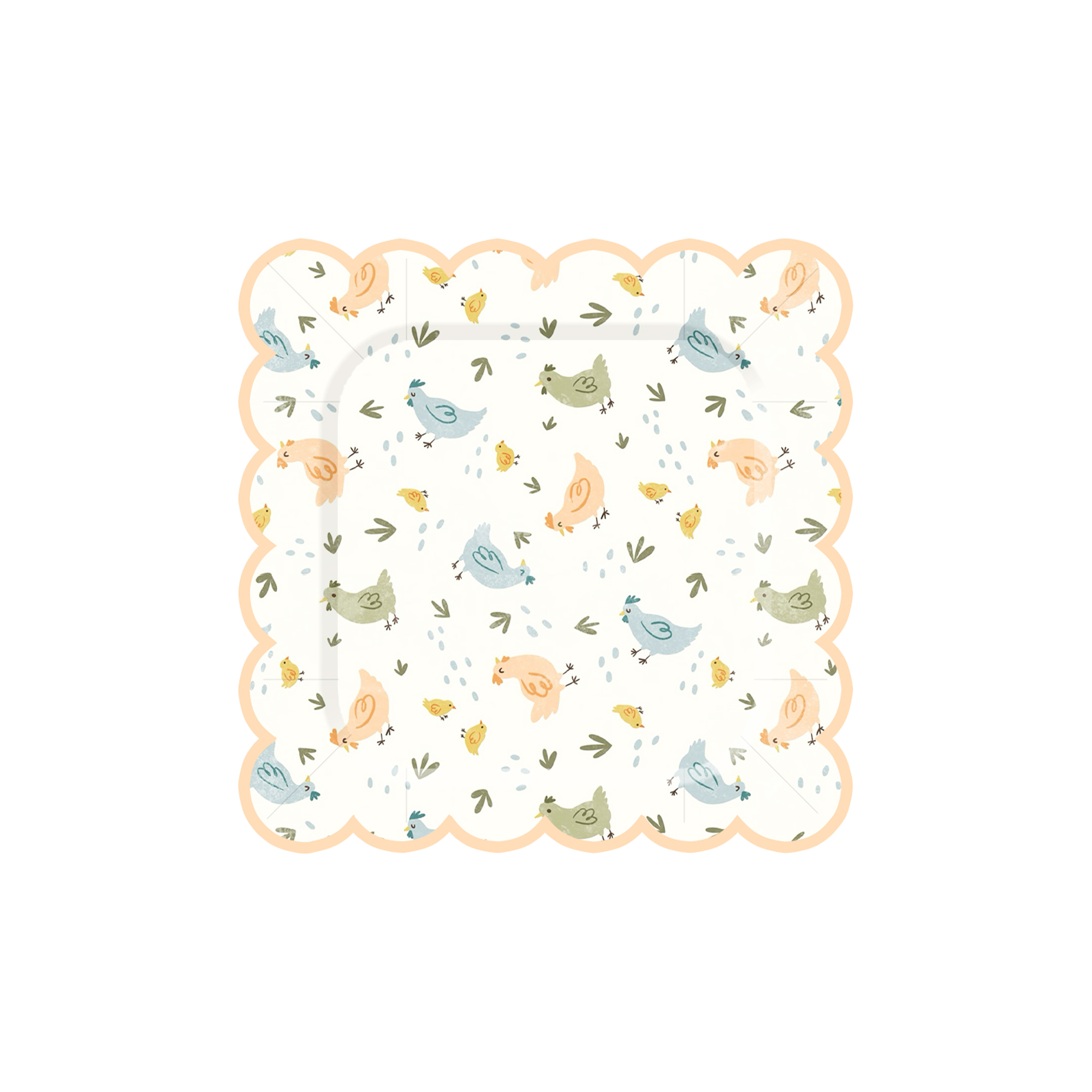 Plato de papel de 8.5 pulgadas * 8 unidades