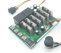 Pengontrol Kecepatan Motor DC Maju Mundur Tampilan Digital Tachometer Penggerak Motor Brushed 12V 24V 36V