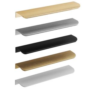 Üreticinin çağdaş alüminyum alaşım genişletilmiş görünmez kolu kenar mühürlü dolap kapı çekmece topuzu oturma odası için - Product Image 1