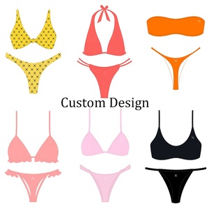 Manufacturing Wholesale New Design Swimwear Ladies Brazilian <strong>Sexy</strong> One Piece Swimsuit Oem Odm Split Body Custom Logo <strong>Bikini</strong> <strong>Set</strong> - Product Image 5