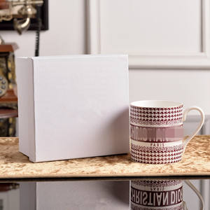 Tasse à café en porcelaine fine série D, idéale pour coffret cadeau – Meilleures ventes - Product Image 2