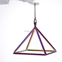 Vente en gros de pyramides chantantes en cristal Sound Theray, instruments de guérison sonore des chakras personnalisés, dispositif de méditation en quartz