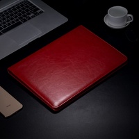 Dossier de conférence à presse-papier A4, dossier de portefeuille en cuir de papeterie de bureau avec Logo personnalisé, Padfolio rouge noir marron bleu