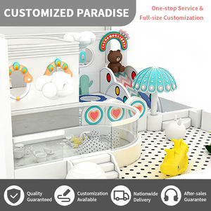 Indoor speeltoestellen in minimalistische stijl met ballenbak & glijbaan voor kinderspeelcentra - Product Image 5