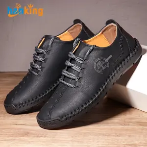 Handgemachte Leder Casual Herren Schuhe Design Turnschuhe Mann Bequeme Lederschuhe Herren Slipper Hot Sale Mokassins Fahr schuh