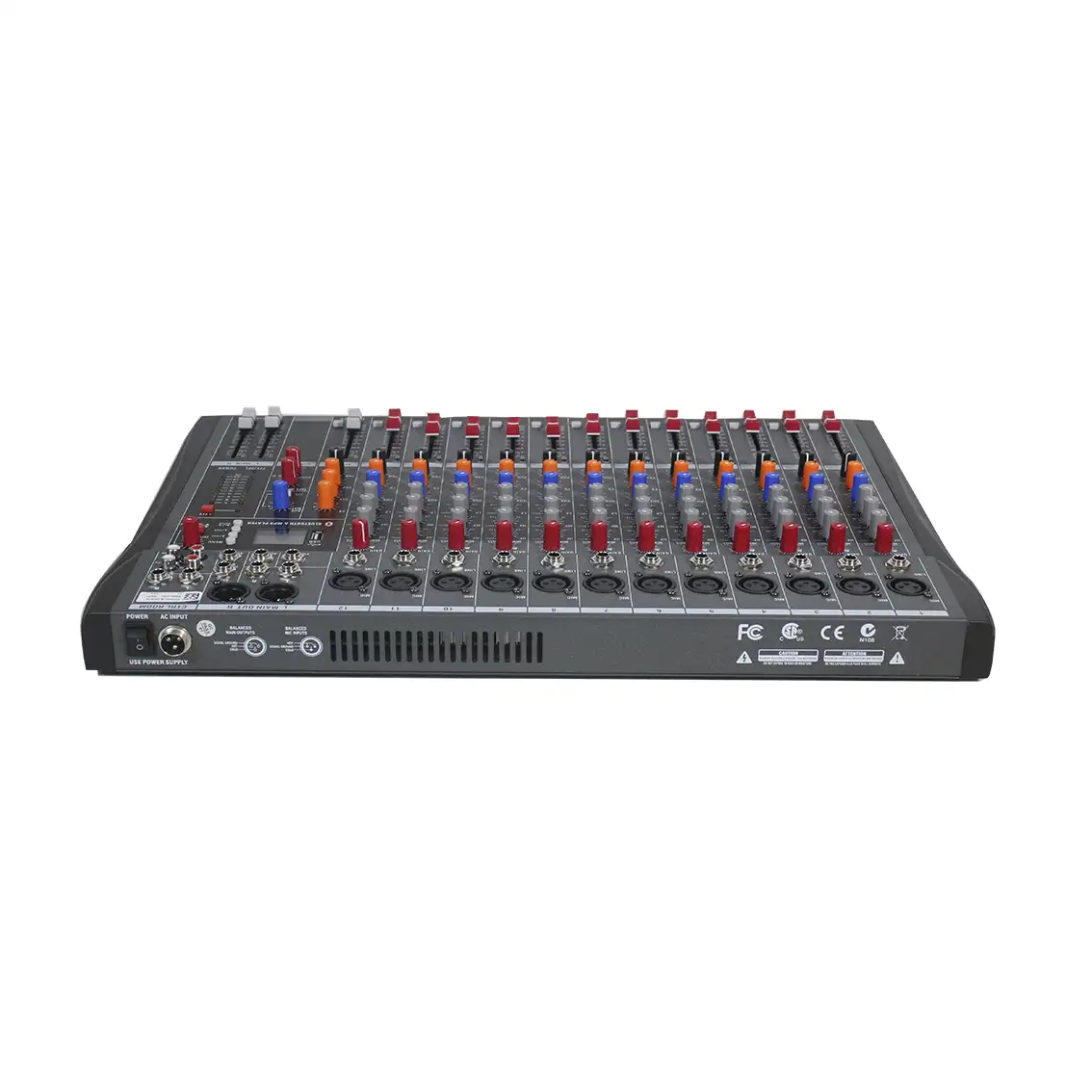 Equalizzatore musicale professionale da Studio 6 canali Console di missaggio analogica processore di effetti digitali Mixer Audio