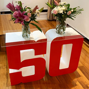 Grands chiffres pour les fêtes Grande lettre d'amour pour les alphabets de mariage Lettres en polystyrène - Product Image 3