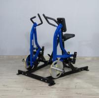 Máquina de remo con placas de acero para gimnasio comercial, para entrenamiento de espalda, culturismo y brazos