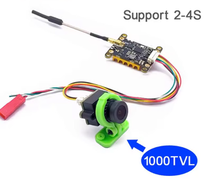 ชุดรับส่งสัญญาณวิดีโอ FPV แบบใช้ได้ทันที รุ่นใหม่ EWRF พร้อมเครื่องส่งสัญญาณอนาล็อก+เครื่องส่งสัญญาณกำลัง 300mW/600mW/1000mW+กล้อง CMOS1000TVL สำหรับควบคุมด้วยรีโมท - Product Image 6
