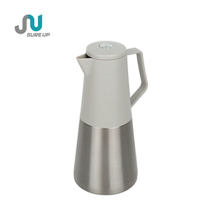 Cafetera Grande de 1.3L con Botón Central y Boca Ancha de Acero Inoxidable, Ideal para Regalos de Inauguración, Empresariales y Corporativos, Paquete Personalizado - Product Image 3